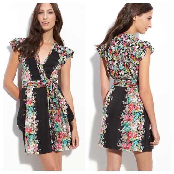 Nanette Lepore Dresses & Skirts - 'Lullaby' Silk Wrap Dress by NANETTE LEPORE sz 8